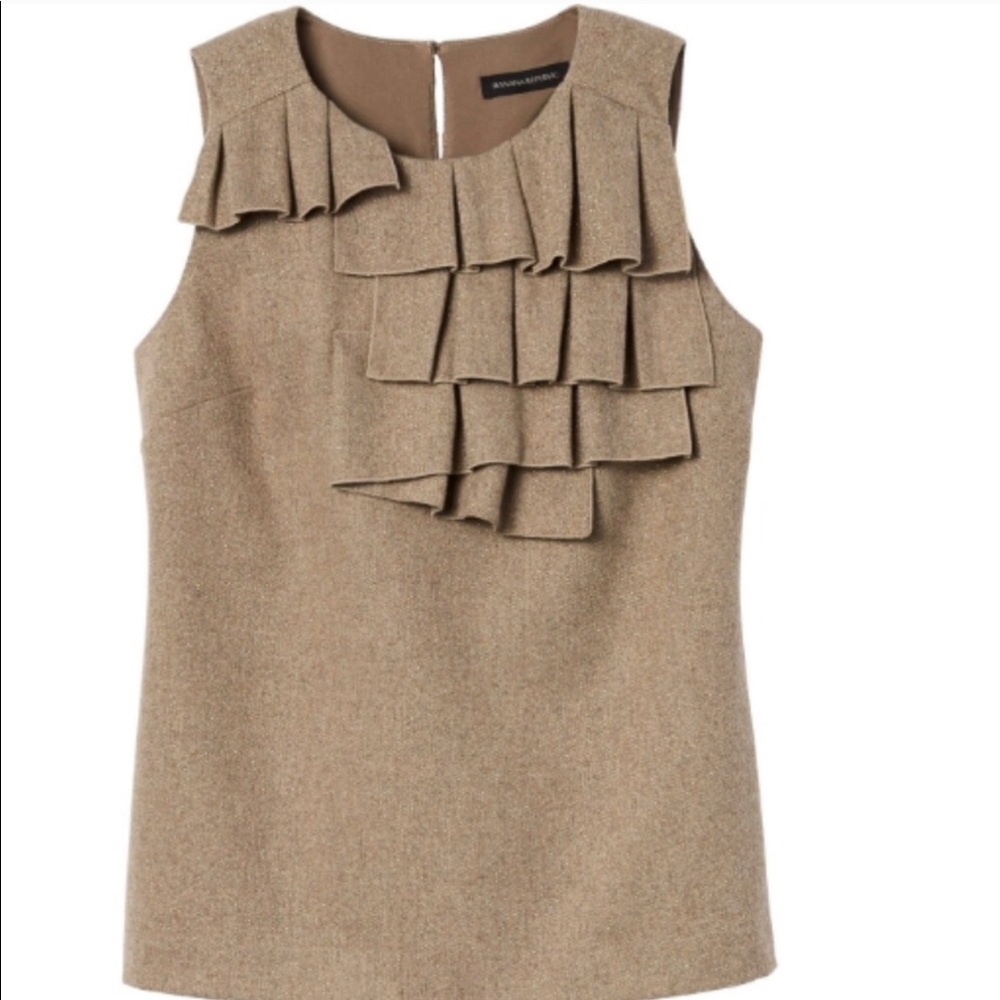 Banana Republic Ruffle Top - Picture 2 of 7